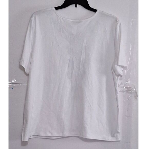 Alfred Dunner Women's Top Embellished Career Cottage Core Embroidered XL - Picture 7 of 7